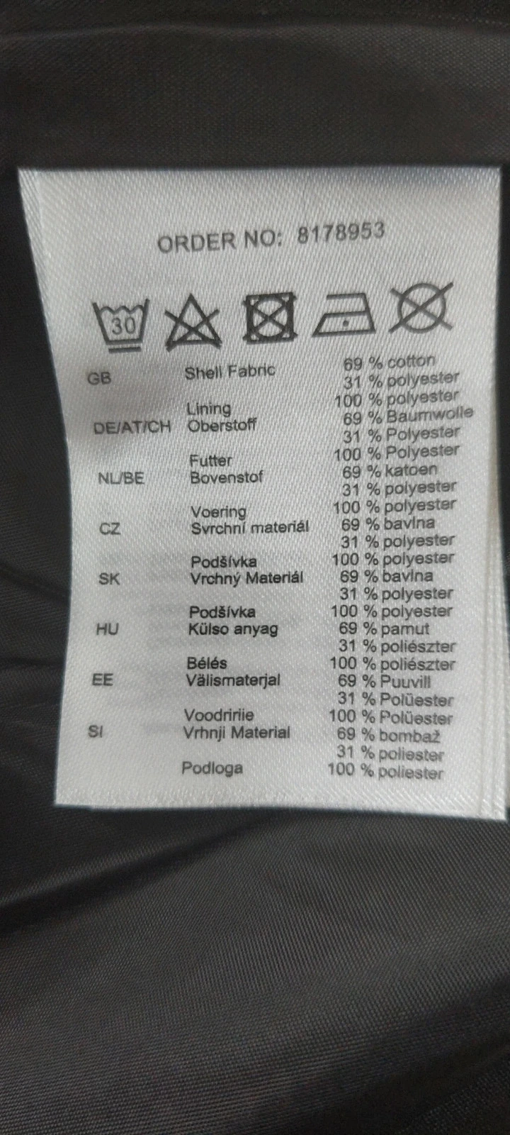 Manteau court à carreaux pied-de-poule - Jean Pascale - Taille M – photo 11